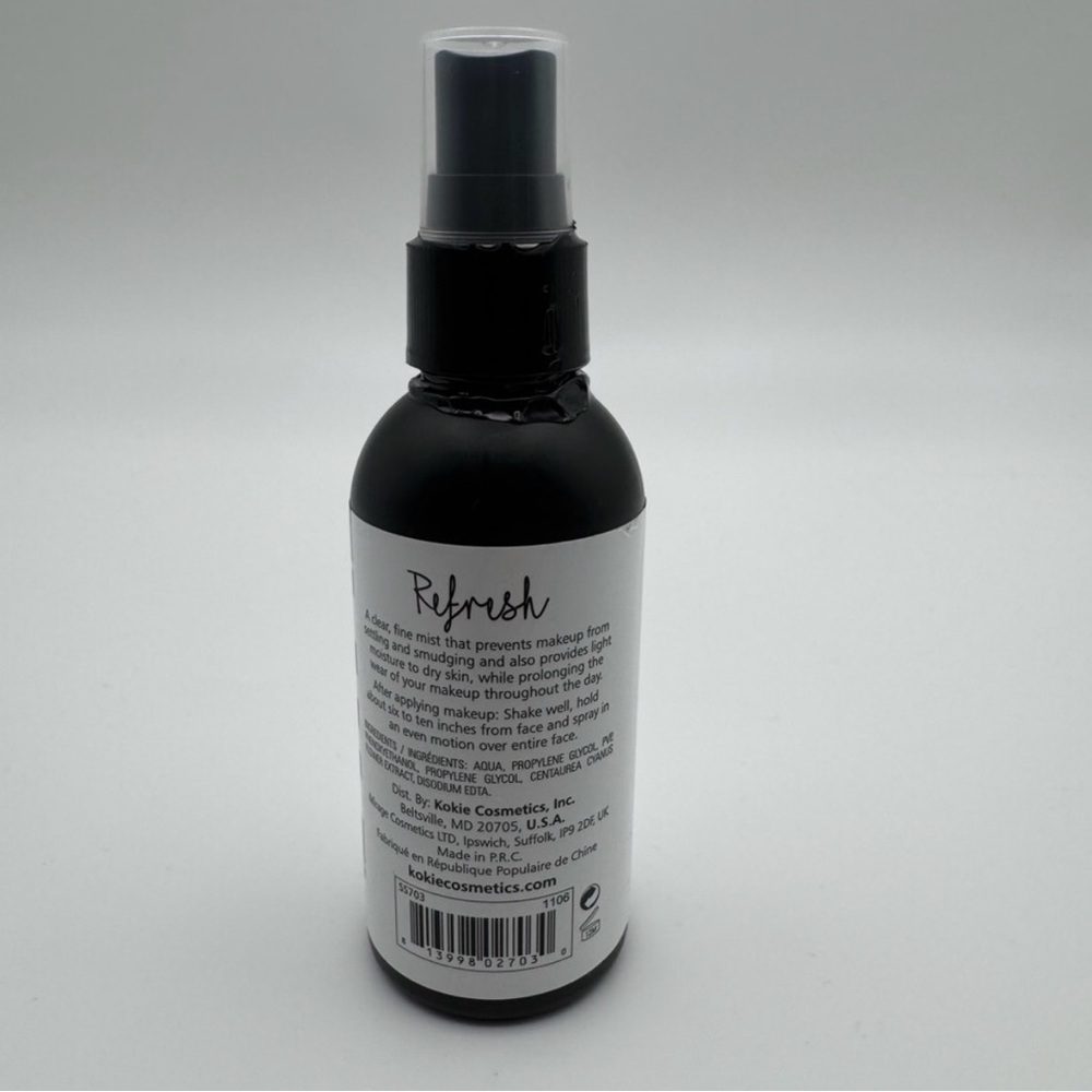 Kokie Professional Refresh Hydrating Setting Spray Long Lasting 2.02oz Moisture - Picture 4 of 6